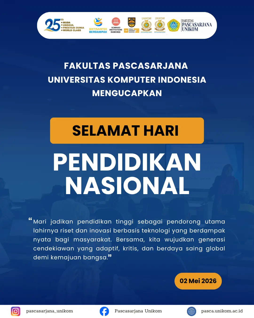 SELAMAT HARI PENDIDIKAN NASIONAL !  🎓